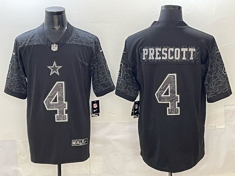 Men Dallas Cowboys #4 Prescott Black Nike 2025 Limited NFL Jersey style 02->philadelphia phillies->MLB Jersey